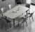 Import Luxury Modern Restaurant Kitchen Dining Room Table Rectangle Square Round MDF Wooden Marble Texture Dinning Table Dining Table from China