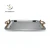 Import Luxury Rectangle Stainless Steel Food Tray Plate Service Tray Set Custom Rolling Tray With Handles from China