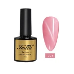 Manufacturer direct sell pink transparent hot style smoothie magnetic crystal cat eye nail oil polish gel glue