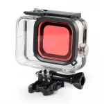 Manufacturer gopro8 camera accessories waterproof shell diving lens special use filters red purple pink for GoPro8 Hero8