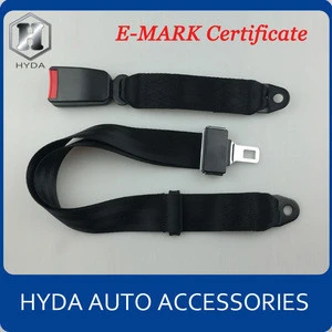 Manufacturer Hot selling 2 point removable bus safety seat belt (with E-Mark Certificate)