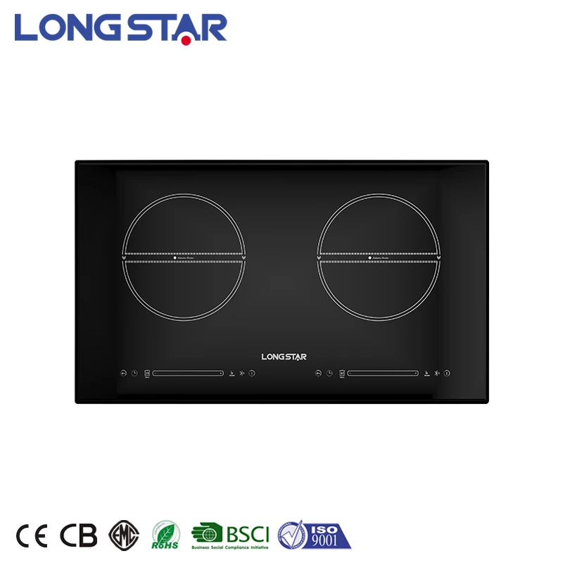 Manufacturer Price China Small 2 Burner Built In Cooktop Hob Commercial Electric Power Induction Cooker Induction Stove
