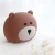 Import Manufacturing Cute Animal Bear Shape 580ml Silicon Hot Water Bag from China