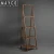 Import Mayco Industrial Decorative 5-Shelf Leaning Ladder Bookcase,Wood and Metal Book Shelf with Ladder from China