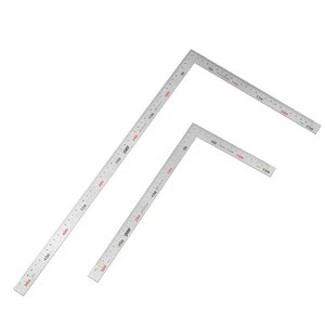 Measuring Tool Stainless Steel Metal Straight Tool 90 Degree Angle Ruler