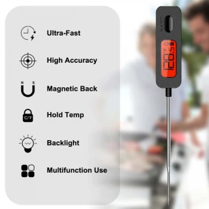 Meat Thermometer with Instant Read BBQ digital  Food thermometer