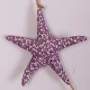Mediterranean line string Wall hanging fabric with starfish design