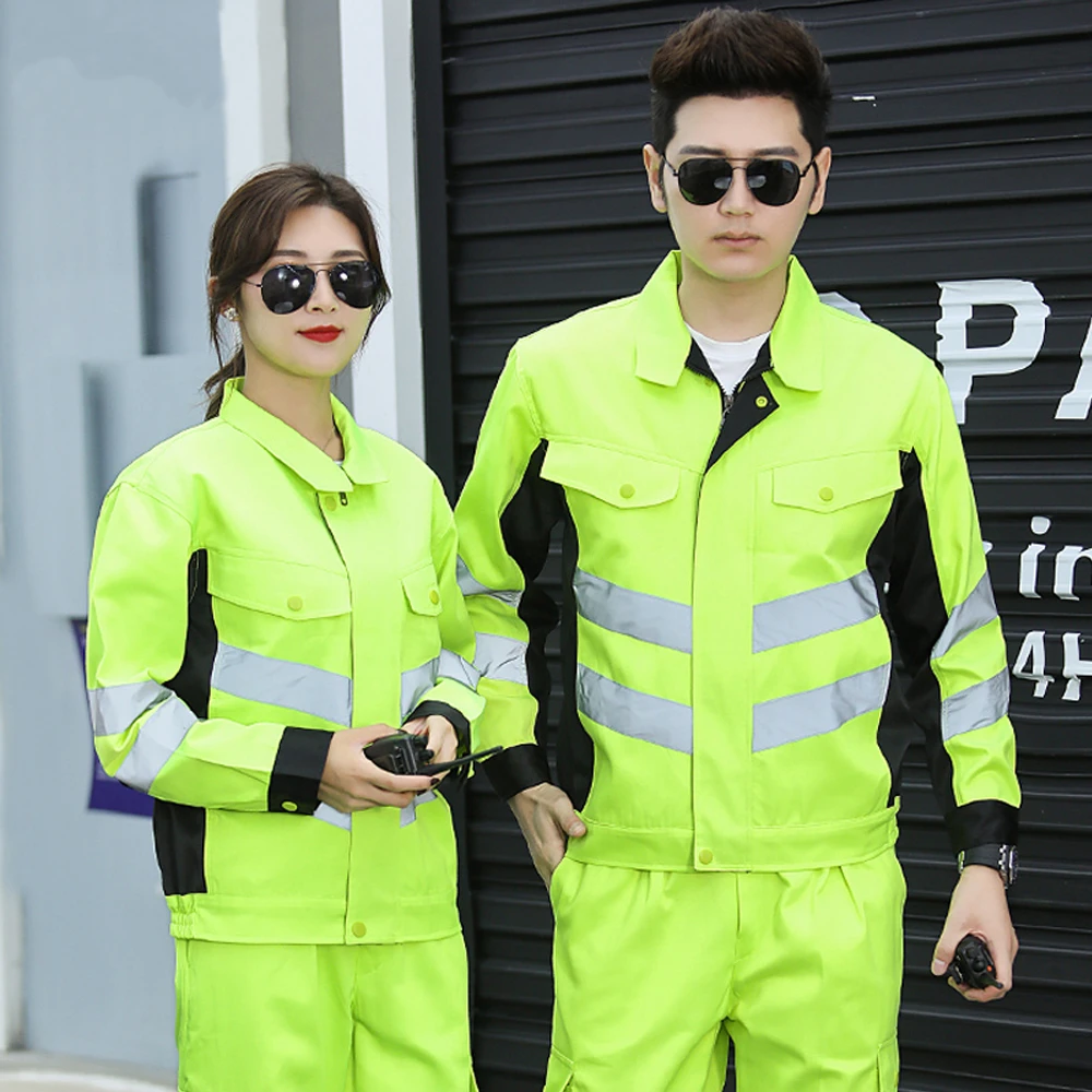 Men and women Customized working wear uniform factory and construction worker shirt clothes