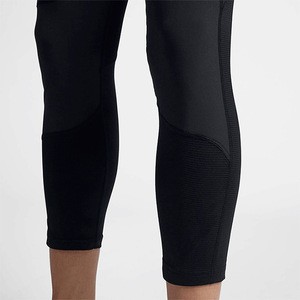 Men Yoga Wear Workout Nylon black elastic fitness winter sublimated cycling sport gym running compression men yoga tights