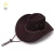 Import Mens Faux Felt Western Classic Cattleman Off Fedora Outdoor Wide Brim Pinch Front Rodeo Cowboy and Cowgirl Hills Hat with Strap from China