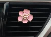 metal alloy plum blossom shaped 3d car air freshener vent clip various sents