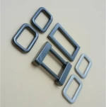 Metal square buckle for bag accessories , shoes and garment