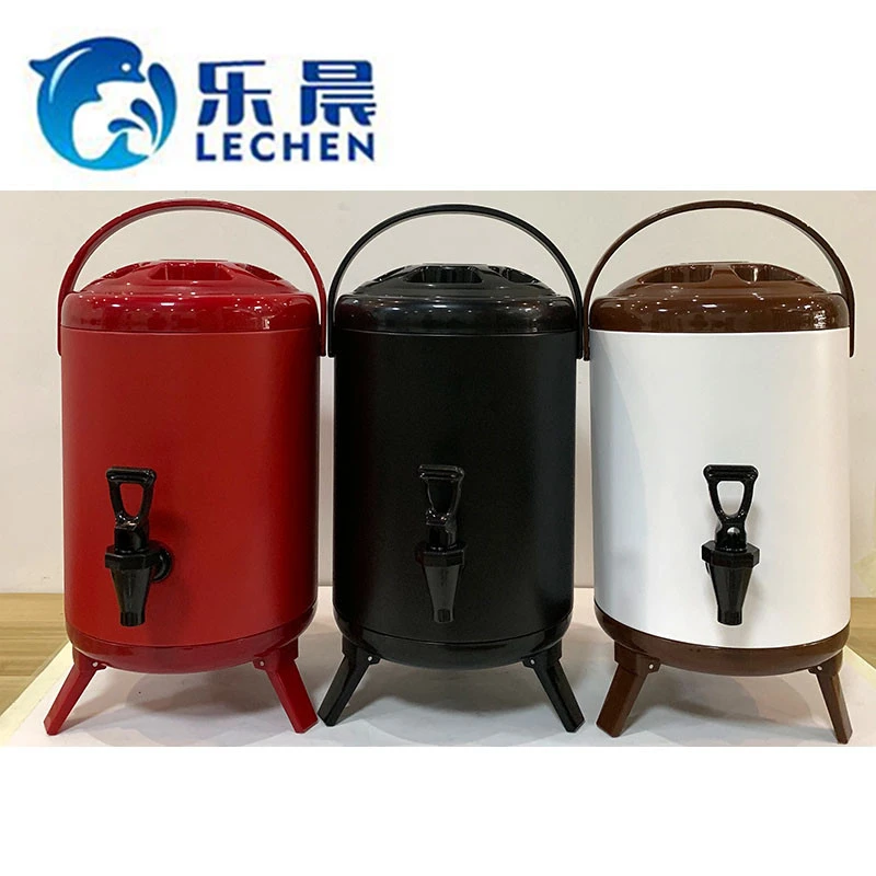 Milk Tea Equipment Stainless Steel Milk Tea Barrel  Hot Tea Bucket Heat Preservation Barrel  Drink Dispenser