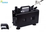 Mini Manual Airbrush Gun Machine Tatto Airbrush Kit Portable Airbrush Compressor AS18TAK 1/6hp