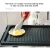 Import Mini Pans, 1500W Griddle with Non-Stick Coating Grill Plate with Flat &amp; Ridged Surfaces Indoor electric bbq Raclette Grill from China