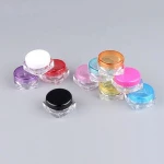 mini small square samples jar 3g empty eyeshadow cosmetic cream jars 5g eye shadow concealer cream jar