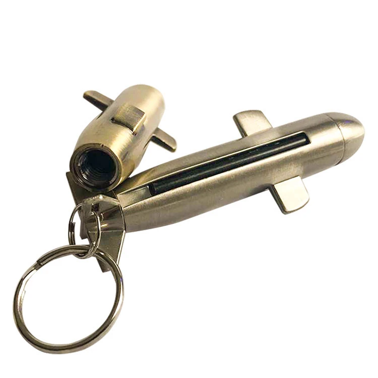 Missile mechero  torch lighter encendedores waterproof matches keychain lighter flint fire starter custom lighter fire starter