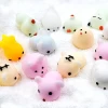 models Squeeze toys Mini Change Color Squishy Cute animals Anti-stress Ball Squeeze Soft Sticky Stress Relief Funny Gift Toy