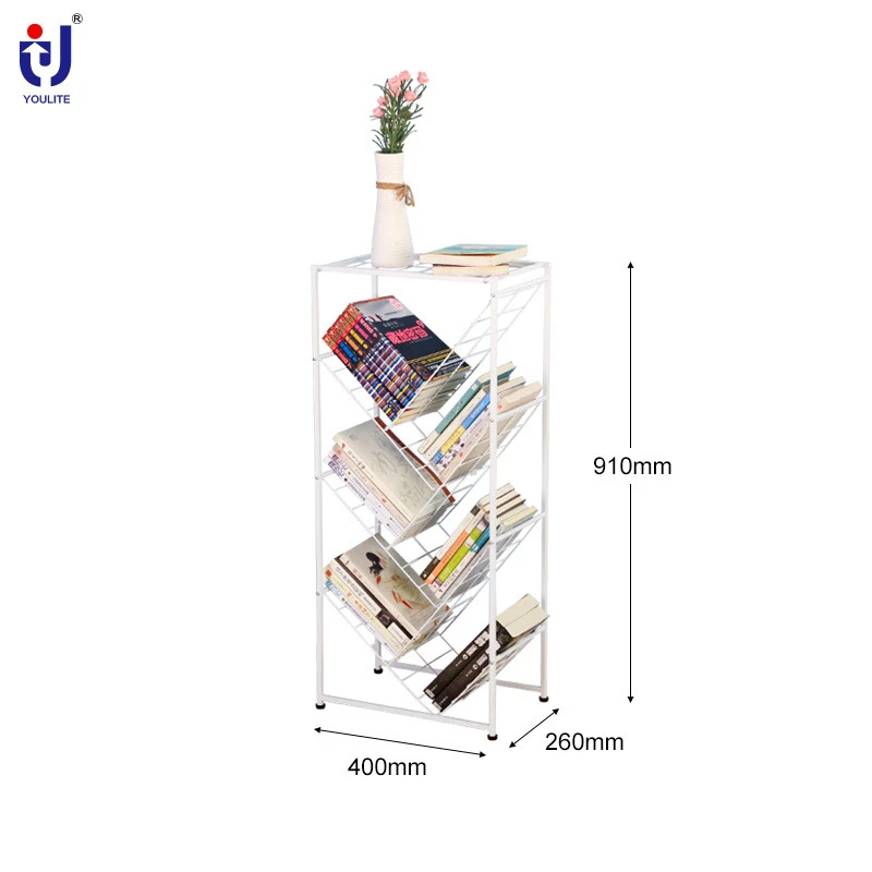 Modern Antique Ladder Style Custom Coffin Storage Bookcase Bookshelf Kids Shelf For Book