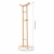Import Modern Bamboo Coat Rack Coat Hooks Garment Rack Scandinavian Style for Bathroom Display Stand Hall Tree with 18 Hooks Wooden from China