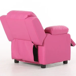 Modern European Style Pu Leather Small, Child Leather Recliner