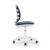 Import Modern fabric swivel armless office chair children study chair from China