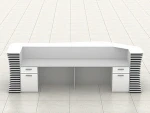 Modern hotel office reception counter design