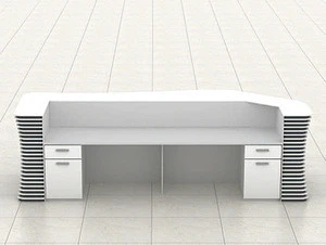 Modern hotel office reception counter design