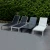 Import Modern Hotel sling leisure chaise lounge chairs outdoor, patio daybed lounger, sun lounger garden leisure sun lounge from China