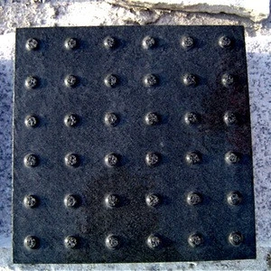 Mongolia Black Cut-to-size Natural Stone Tactile Paving (Domed)