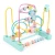 Import Montessori wooden calculation bead winding children&#39;s wisdom early education toy macarone beading frame three line mathematical from China