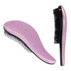 MOQ 100 customizable rose gold plastic hair comb,hair brush
