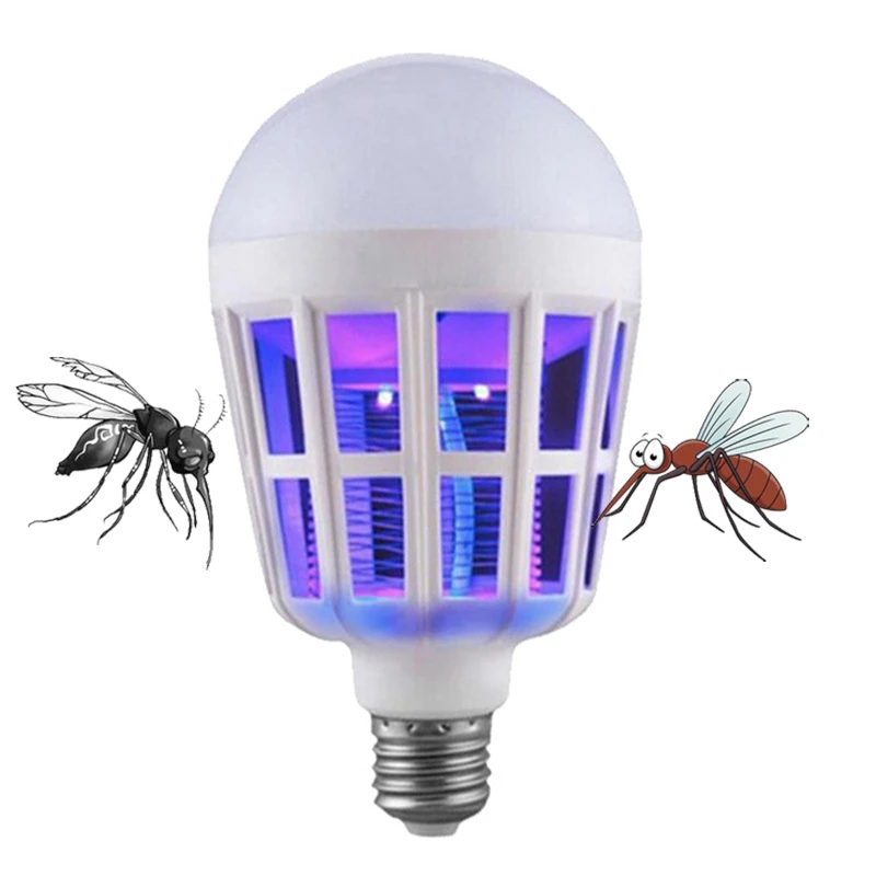 Mosquito Lamp Killer Repellent Trap Lamps LED Lighting Bulb Pest Control Bug Zappers Lights Moskiller