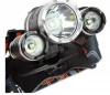 Most powerful led headlamps 3 XML T6 rechargeable zoom rechargeable led headlamp