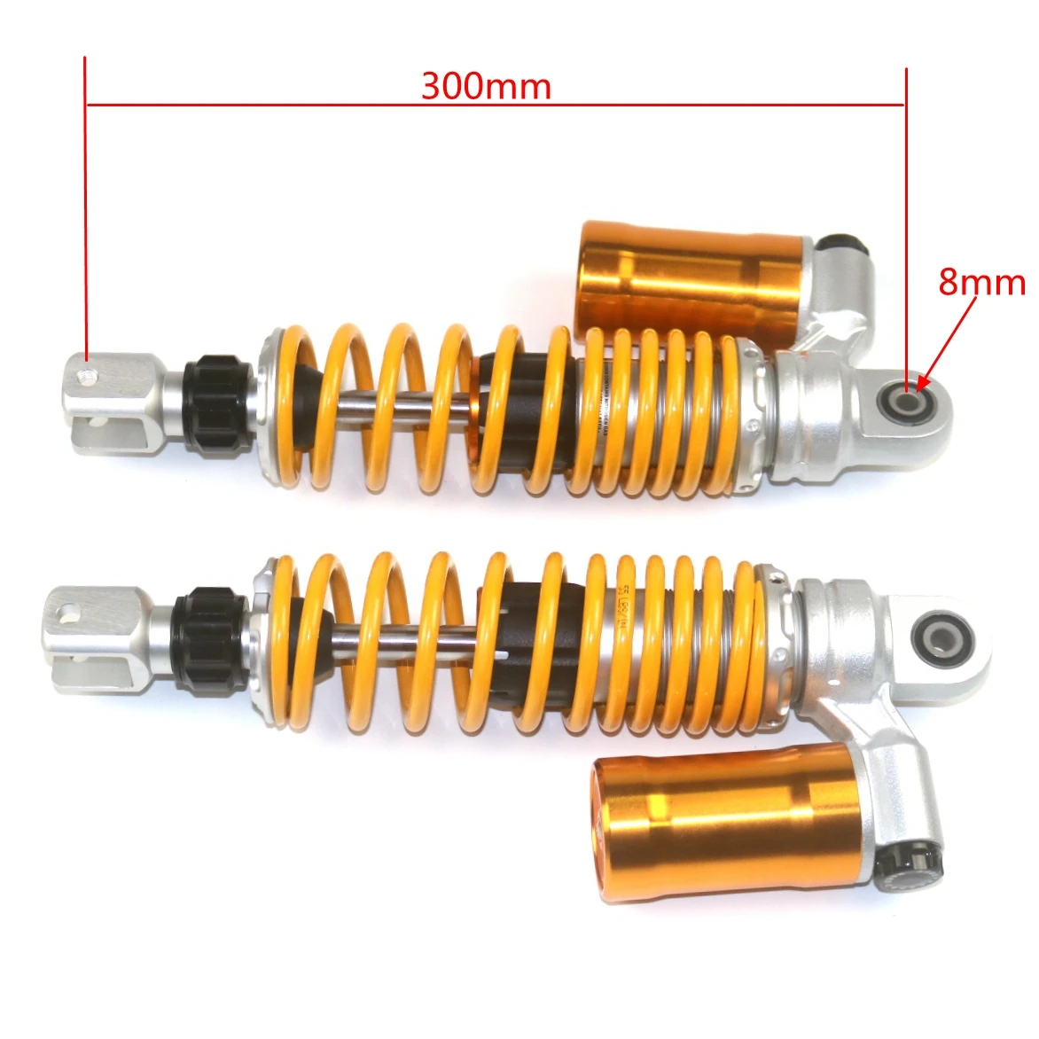 Motorcycle double damping adjustable Rear suspension shock absorber For YAMAHA NVX155/AEROX155  300mm