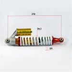 Motorcycle gas rear shock