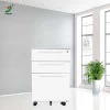 movable 3 drawers mobile steel file cabinet with locking from Luoyang China