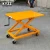 Import MP-A hand cranking  hydraulic scissor  lift table manual trolley cart with wheels from China