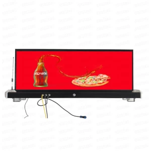MPLED 3G 4G WiFi outdoor taxi roof led display top led screen car advertising digital sign