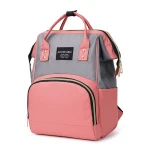 Multi-function fashion large capacity feeding bottle heat preservation mummy bag travel waterproof baby diaper bag backpack
