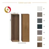Multi-functional  wooden panel material washroom furniture towel wardrobe cabinet