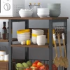 Multi-layer save space multifunctional storage kitchen utensils rack