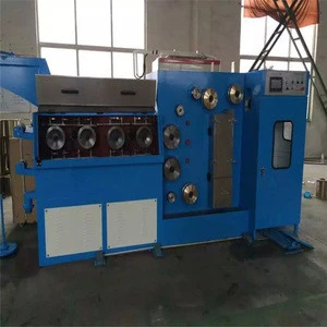 multi wire model 35% Save energy Patented 4 wires Intermediate-fine Copper wire drawing machine and annealer+Big Spooler