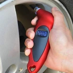Multifunction LED Flashlihght Digital LCD Car Tire Air Pressure Gauge