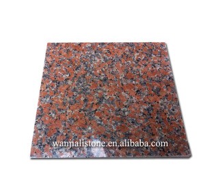 Natural G652 Maple Red Granite, Popular Chinese Red Granite Slab