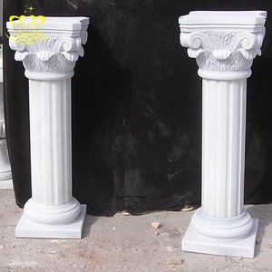 Natural Stone Building Decoration Products Marble Rome Pillar Column Interior Design garden sets