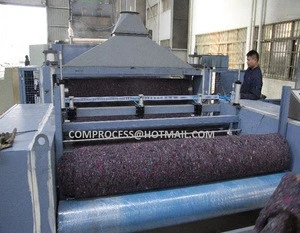 Needle punching waste textile fiber felt machine for mattress and furniture