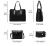 Import New arrival 3PCS lady purse handbag set 2017 trendy women handbag from China