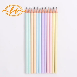 New arrival no moq popular pastel lead pencils Personalized Logo Pastel Pencils