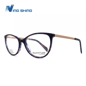 NEW arrival spring hinge design eyeglasses frame handmade acetate eyewear optical glasses spectacle frames metal temple
